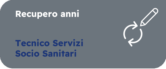 corsi recupero tecnico servizi socio sanitari